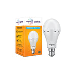 wipro Garnet 11W LED Emergency Bulb | Cool Day White (6500K) | B22 LED Bulb Base | Inverter Bulb for home, with upto 3.5 Hours battery back up| Li-ion Battery | Over charging Protection | Pack of 1