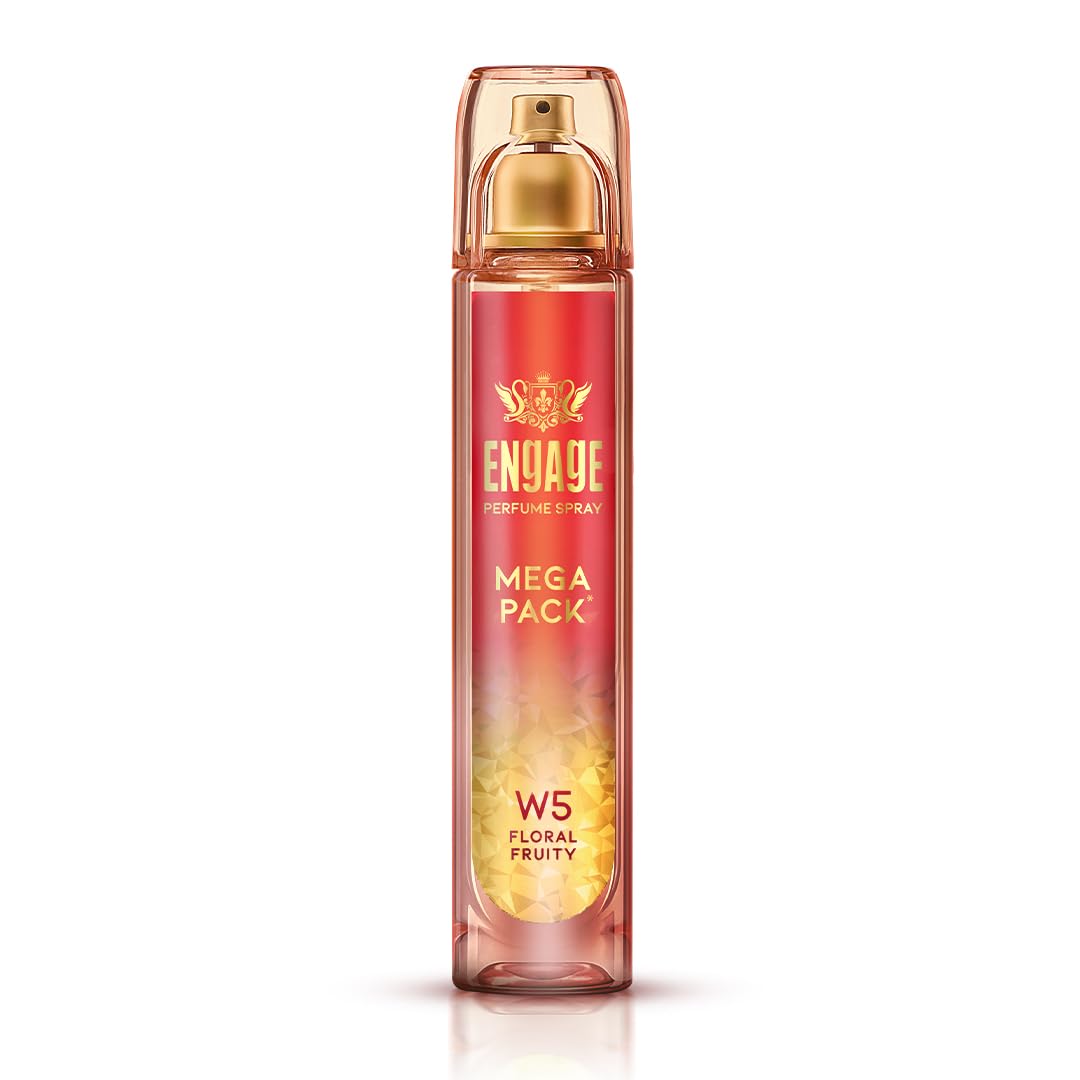 Engage W5 Perfume for Women, Floral and Fruity Fragrance Scent, Skin Friendly Women Perfume, 160 ml
