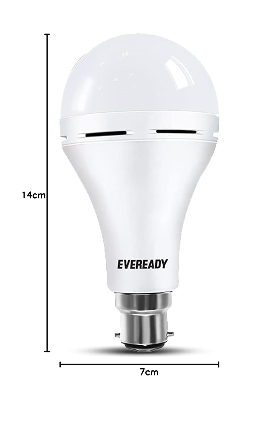 EVEREADY 12W Emergency Inverter LED Bulb, B22D, Cool Day Light, Pack of 10 | 4 Hour Battery Backup, Li-ion Battery, Ideal for Powercuts, Energy Efficient