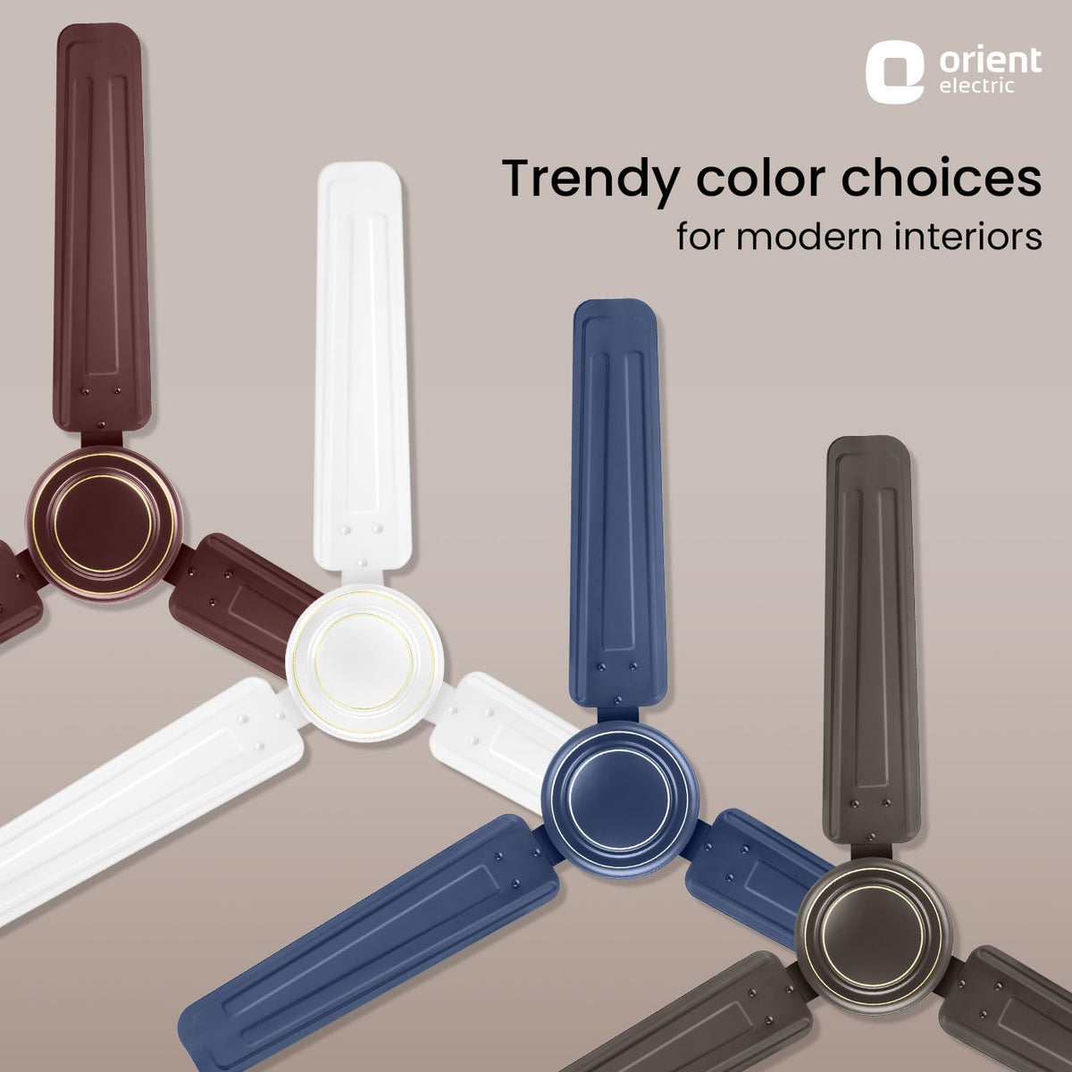 Orient Electric Apex-FX 1200mm Ceiling Fan for Home| BEE 1 Star Rated Energy Efficient Fan| Rust Resistant |