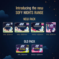 Sofy Women Anti Bacteria Longest XXL Sanitary Pads |Night Protection|Wider Hip Guard| Deep Absorption | Herbal Shield | Hygiene & Herbs | XX-Large, Pack Of 15
