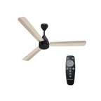 Crompton Energion Hyperjet-Boost 1200mm BLDC Ceiling Fan | Point Anywhere Remote | BEE 5 Star Rated Energy Efficient | Superior Air Delivery | Anti-Rust | 2 Year Manufacturer Warranty | Ivory Black