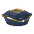 MILTON Pearl 2500 Inner Stainless Steel Casserole, 2.1 litres, Blue | BPA Free |