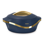 MILTON Pearl 2500 Inner Stainless Steel Casserole, 2.1 litres, Blue | BPA Free |