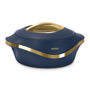 MILTON Pearl 2500 Inner Stainless Steel Casserole, 2.1 litres, Blue | BPA Free |