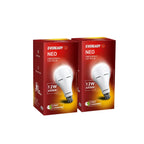 EVEREADY 12W Emergency Inverter LED Bulb, B22D, Cool Day Light, Pack of 2 | 4 Hour Battery Backup, Li-ion Battery, Ideal for Powercuts, Energy Efficient