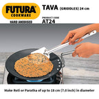 Hawkins Futura Hard Anodised Tava 24 cm, 4.88 mm