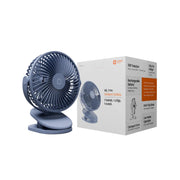 Orient Electric Orbis Rechargeable Personal Fan | 360° Rotation | 1800 mAh Battery | 4 Speed Modes with Timer | Quiet Operation | USB Type-C Charging | Clip-On Mini Fan | Dusk Blue