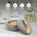 MILTON Oyster 2000 PU Insulated Inner Stainless Steel Casserole, 1910 ml