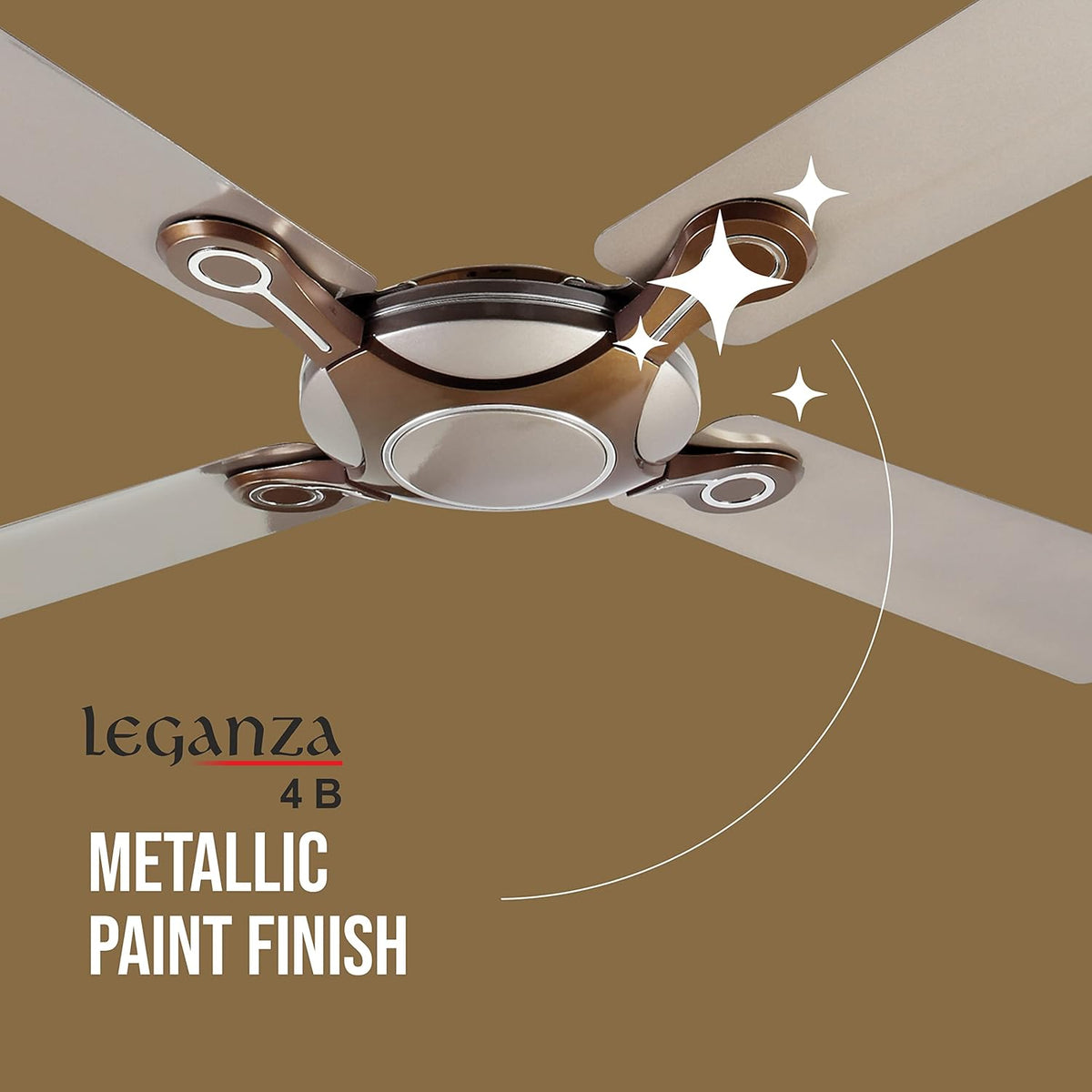 Havells 1200mm Leganza ES 4B Ceiling Fan  | Energy Saving, 100% Pure Copper Motor, 2...