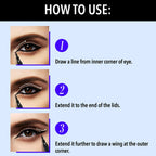 Blue Heaven Intense Eyeliner Easy Sketch, Black, 1ml Matte Finish
