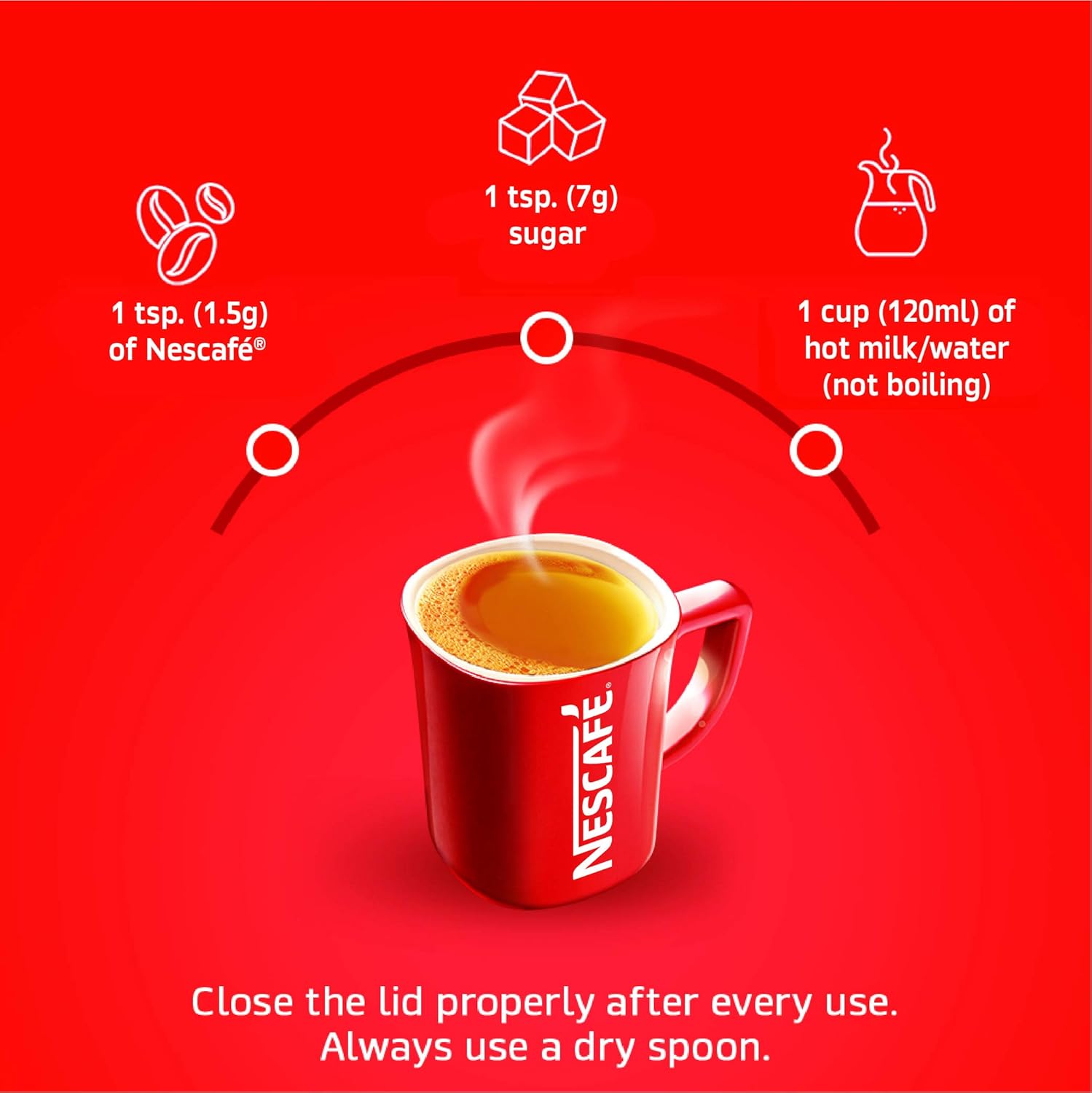 Nescafe Classic Instant Coffee, 100 G Jar With Free Red Mug, Powder