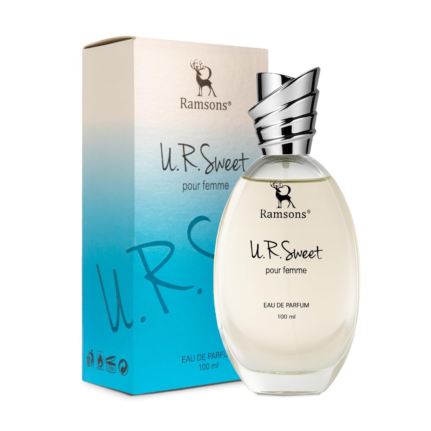 Ramsons - U R SWEET Eau De Parfum | 30 ML |Perfume For Women | TN - Peach, Plum, Orange Blossom, Green Leafy | MN - Honey, Jasmine, Rose, Lily of the...