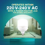 Havells 50W High Wattage Led Bulb | High CRI & High Efficiency | Energy Efficient | Mercury-Free | 4KV Surge Protection | 100 Lumens Per Watt |Cool Day Light (6500K) B22D (Pack Of 4)