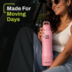 Stainless Steel Water Bottle Belly Candy Pink 750ml