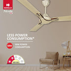 Havells 1200Mm Nicola Energy Saving Ceiling Fan (Gold Mist Copper, Pack Of 1) 2 Stars