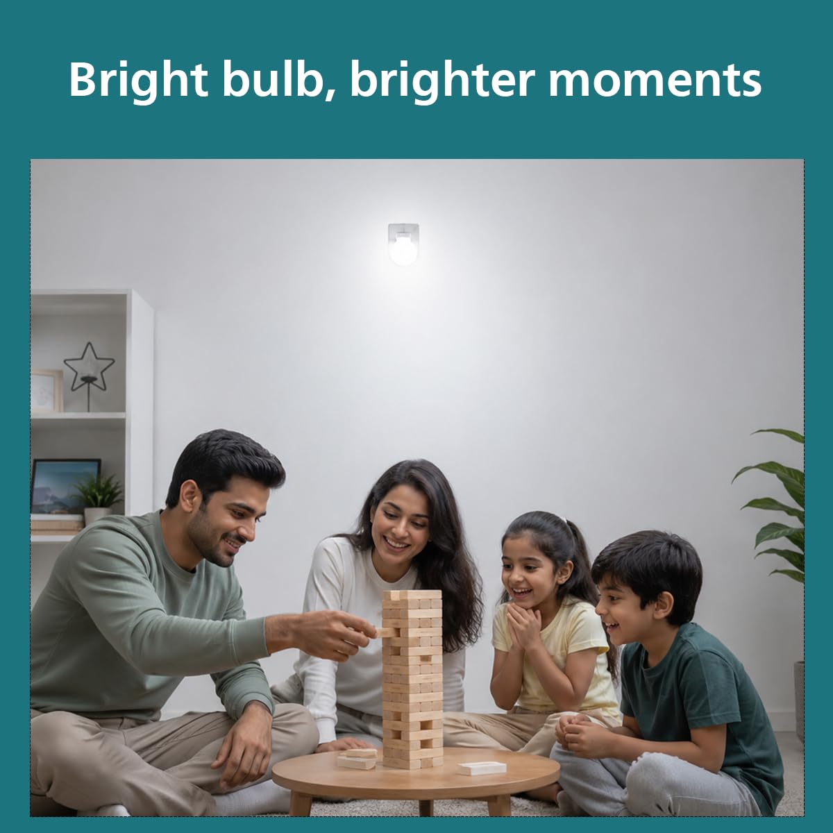 PHILIPS 12W Dimmable LED Bulb | Cool White 6500K | B22 Base | Adjustable Brightness LED Light | Energy Efficient & Versatile Lighting | Pack of 4