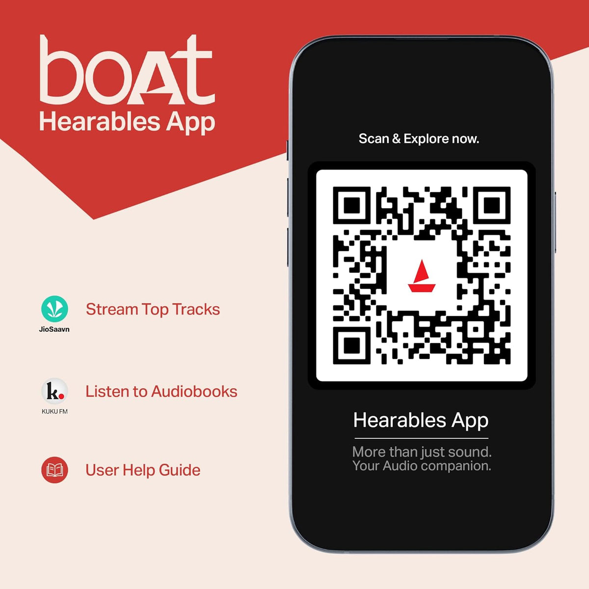 boAt Aavante Bar 490 10W Signature Sound, Dual Full-Range Drivers,7 HRS Battery, Built-in Mic,2.0 CH, Free Music Streaming on JioSaavn, Bluetooth Sound Bar,...