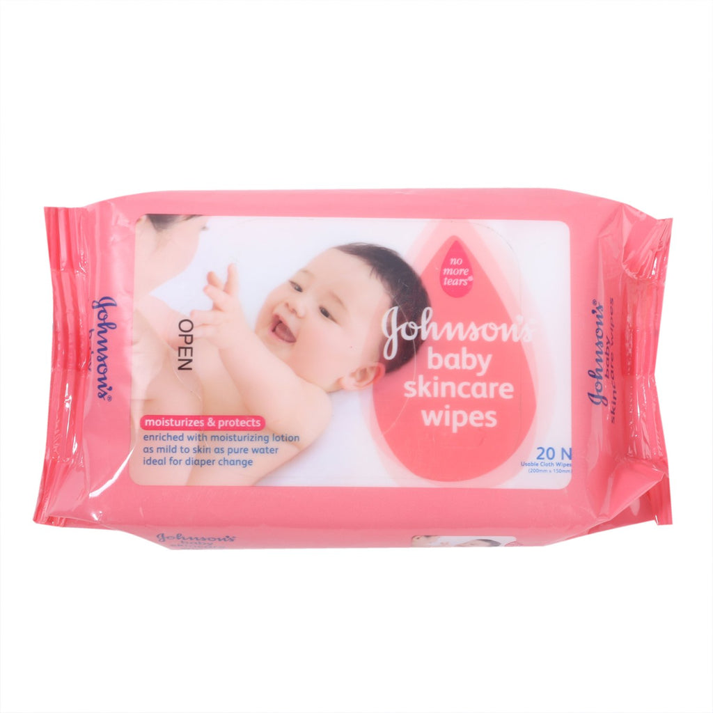 Johnson's Baby Wipes - Soft Care, 20 Pieces Pack