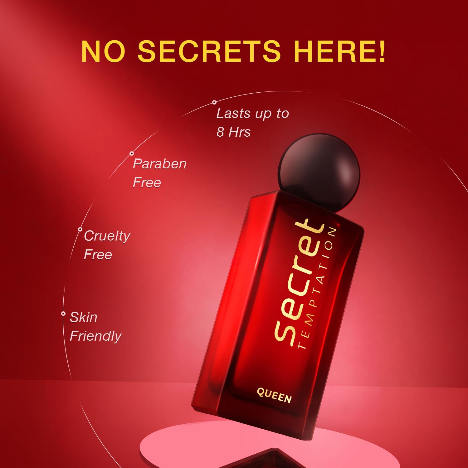 Secret Temptation Queen Perfume for Women, 100ml | Long-Lasting Luxury Fragrance | Bold & Regal Scent |Gift for Women | Elegant & Empowering Perfume...