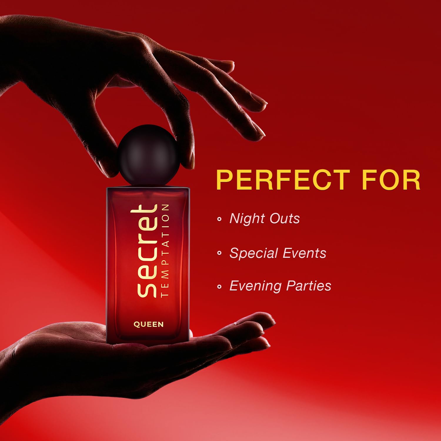 Secret Temptation Queen Perfume for Women, 100ml | Long-Lasting Luxury Fragrance | Bold & Regal Scent |Gift for Women | Elegant & Empowering Perfume...