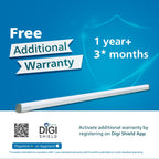 PHILIPS SlimLine Advance Plus+ 80W Linear LED Batten | 8000 Lumens | 4 Feet (1195mm) Tube Light | Premium Aluminium Housing | 4kV Surge Protection | | Cool...
