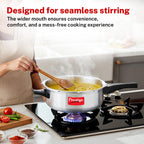 Prestige 2 Litre Aluminium Popular Outerlid Pressure Cooker | Virgin Aluminium| Gas Compatible|Controlled Gasket Release System|5 years warranty|ISI Certified