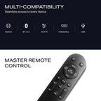 boAt Aavante Prime 5.1 5000D, Cinematic Dolby Audio, 500W Signature Sound, 5.1-CH, Multiple Ports, EQ Modes & Remote, Bluetooth Sound bar, Home Theatre Soundbar Speaker (Premium Black)