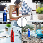 CELLO Swift Stainless Steel Hot and Cold Water Bottle 750 ml Silver | ISI Certified Spillproof Leakproof Double Wall Vacuum Insulated Thermos Flask Water Bottle for School Kids, Office Gym & Travel