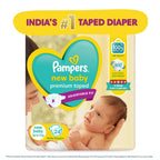 Pampers Active Baby Tape Style Baby Diapers, Newborn/Extra Small (NB/XS) Size, 72 Count, Adjustable Fit with 5 star skin protection, Up to 5kg Diapers
