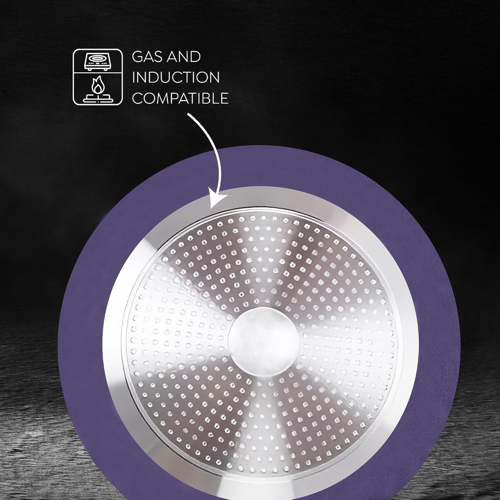 Prestige Ceraglide Ceramic Coated 28cm Non-Stick Omni tawa | Consumes Less Oil |