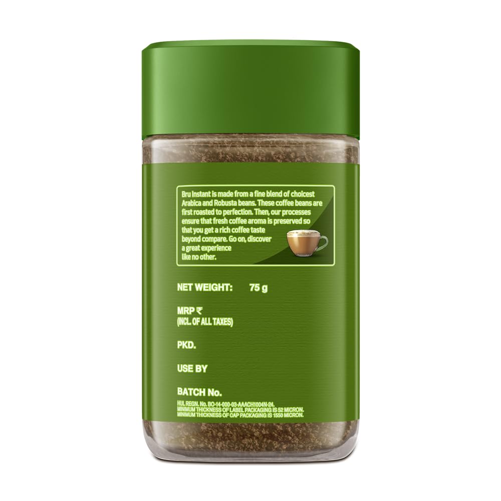 Bru Instant Coffee 75g Jar