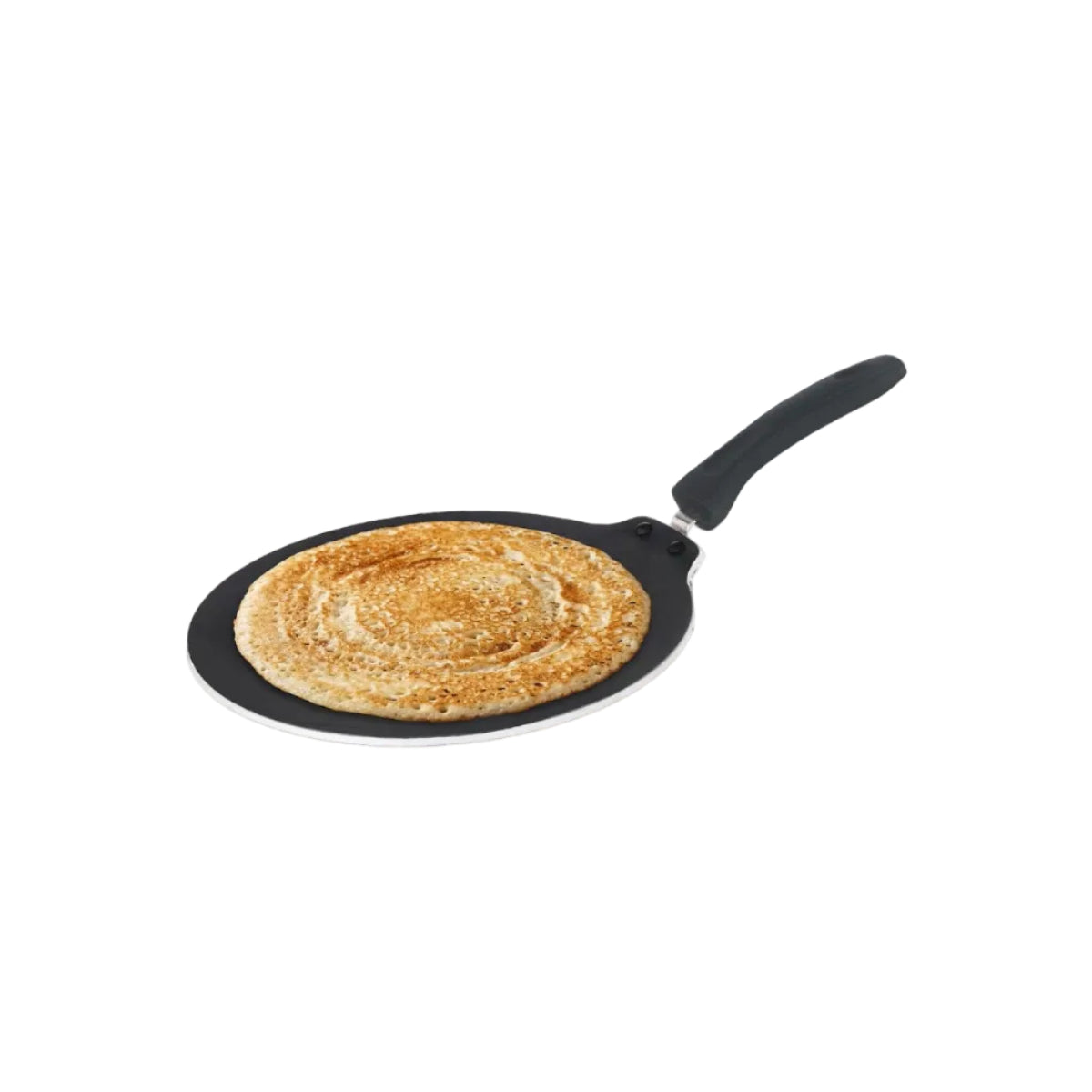 Prestige TTK OMG DLX Induction Base Non-Stick Aluminium Flat Dosa Tawa, 28cm, Red