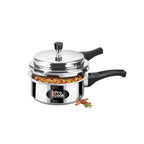 Milton Procook 2L Aluminium Pressure Cooker with Outer Lid, Non-Induction Base, Silver Finish, Durable and Efficient Cooking Solution for Everyday Meals, ISI Certified, 5 Years Warranty