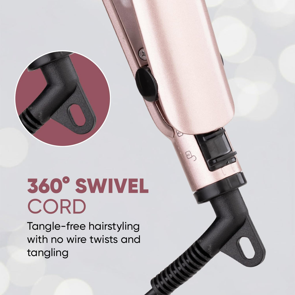 Vega K Shine Hair Straightener for Women with Keratin Infused Plates to Minimise Hair Damage
