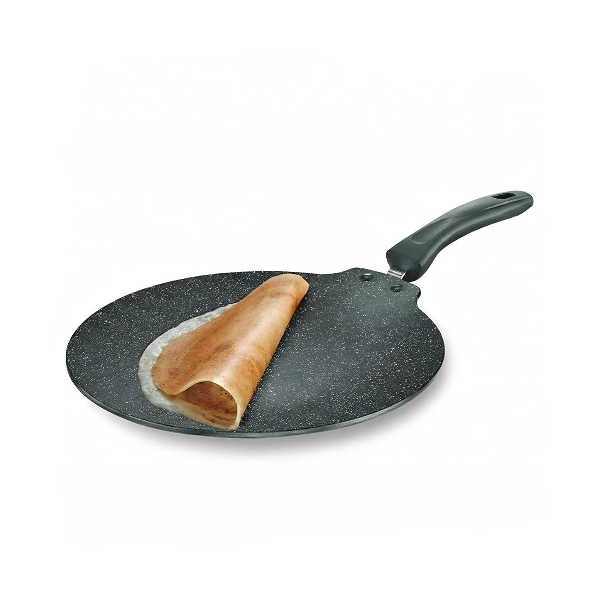 Prestige Omega Granite Non-Stick Dosa Tawa 30cm | Extra Thick Base (4.88 mm) | 5-Layer Coating | Gas & Induction Compatible |