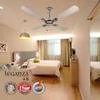 Havells 1200mm Leganza ES 4B Ceiling Fan  | Energy Saving, 100% Pure Copper Motor, 2...