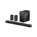 boAt Aavante Prime 5.1 5050D, Dolby Audio, 500W, 5.1CH, Wireless Satellites & Subwoofer, Free Installation & Video Demo, Bluetooth Sound bar, Home Theatre Soundbar Speaker (Premium Black)