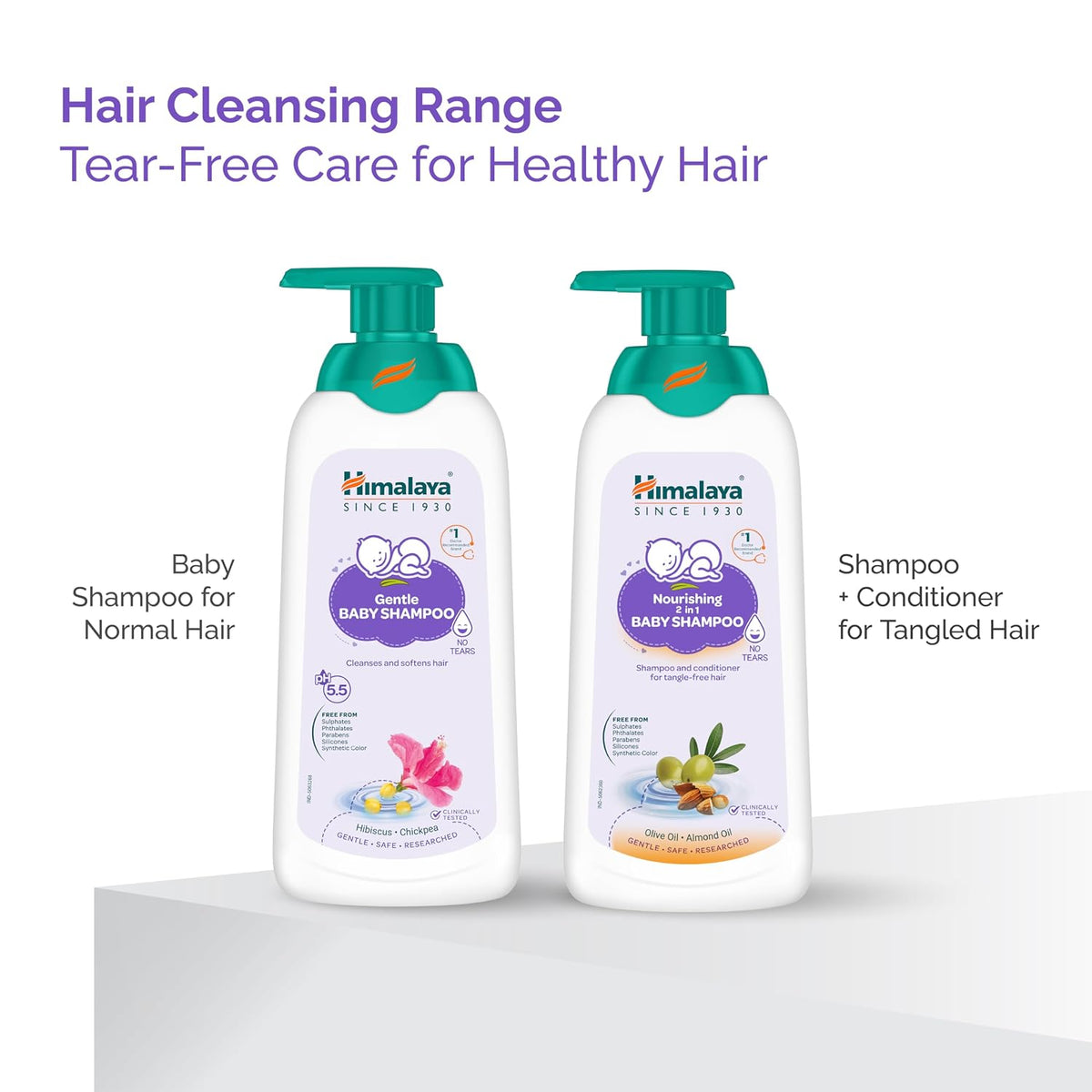 Himalaya Gentle Baby Shampoo with phyto-proteins|No Tears|pH 5.5|400ml