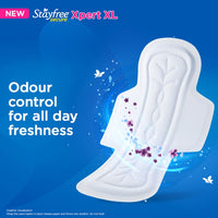 Stayfree Secure Xpert XL Sanitary Pads for Women | 290 mm | 40 Pads | Longer & Wider Pads for Heavy Flow | Air Soft Cover | Helps Prevent Skin Irritation | Fits in Pocket | Gel Lock Pockets for Instant & Deep Absorption | Dermatologically Tested