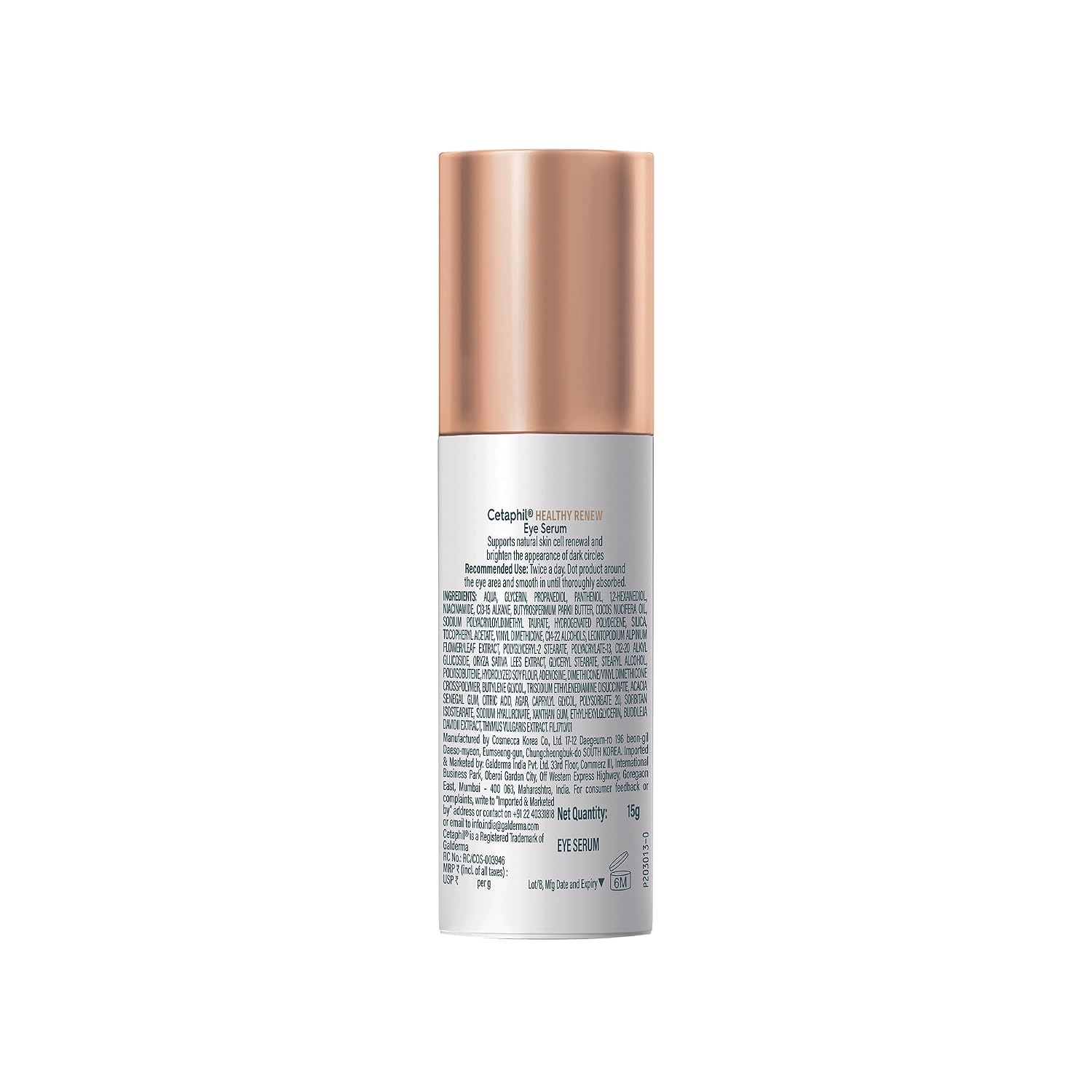 Cetaphil Healthy Renew Anti-Ageing Eye Serum 15 g | Lightweight Gel for Dark Circles, Fine Lines & Puffiness, Hydrating Eye Treatment