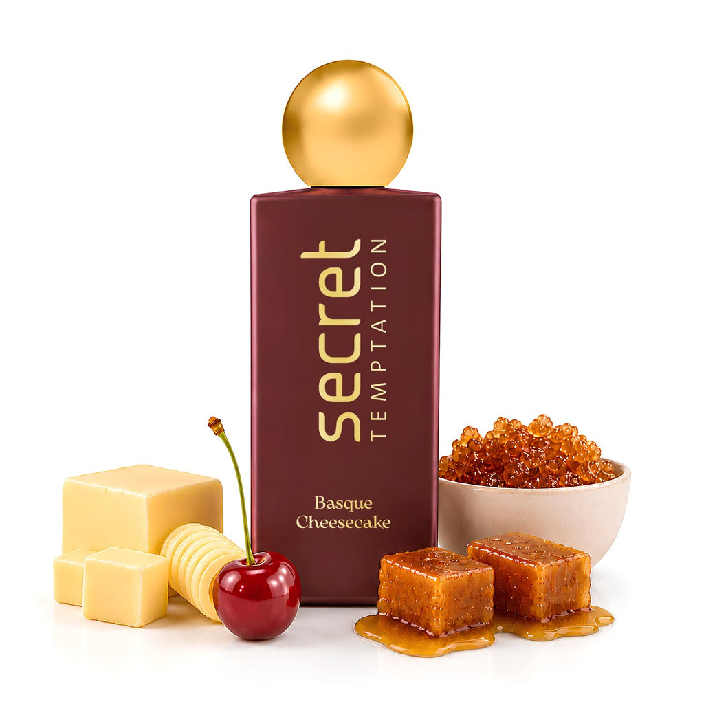 Secret Temptation Basque Cheesecake Eau De Parfum for Women, 50ml | Rich & Comforting Decadent Fragrance for Women | Long-Lasting Women’s Perfume |..
