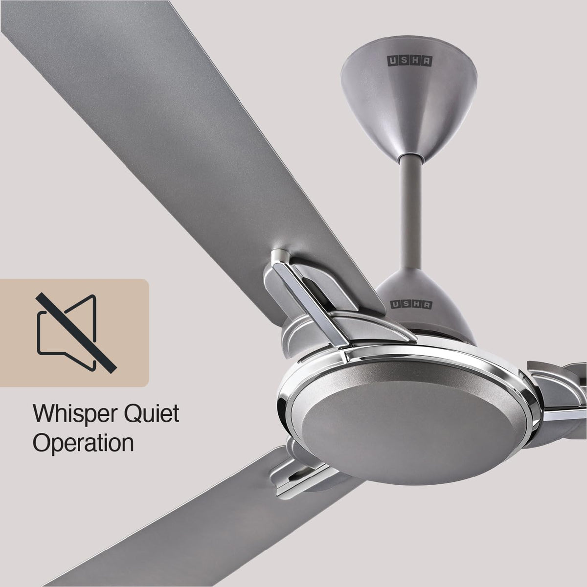 USHA Striker One 1200mm | BEE Star Rated |High Speed Decorative Ceiling Fan | 2 Year Warranty | (Spanish Green) Pack of 1
