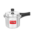 Prestige 3 Litre Aluminium Popular Outerlid Pressure Cooker | Virgin Aluminium| Gas Compatible|Controlled Gasket Release System|5 years warranty|ISI Certified