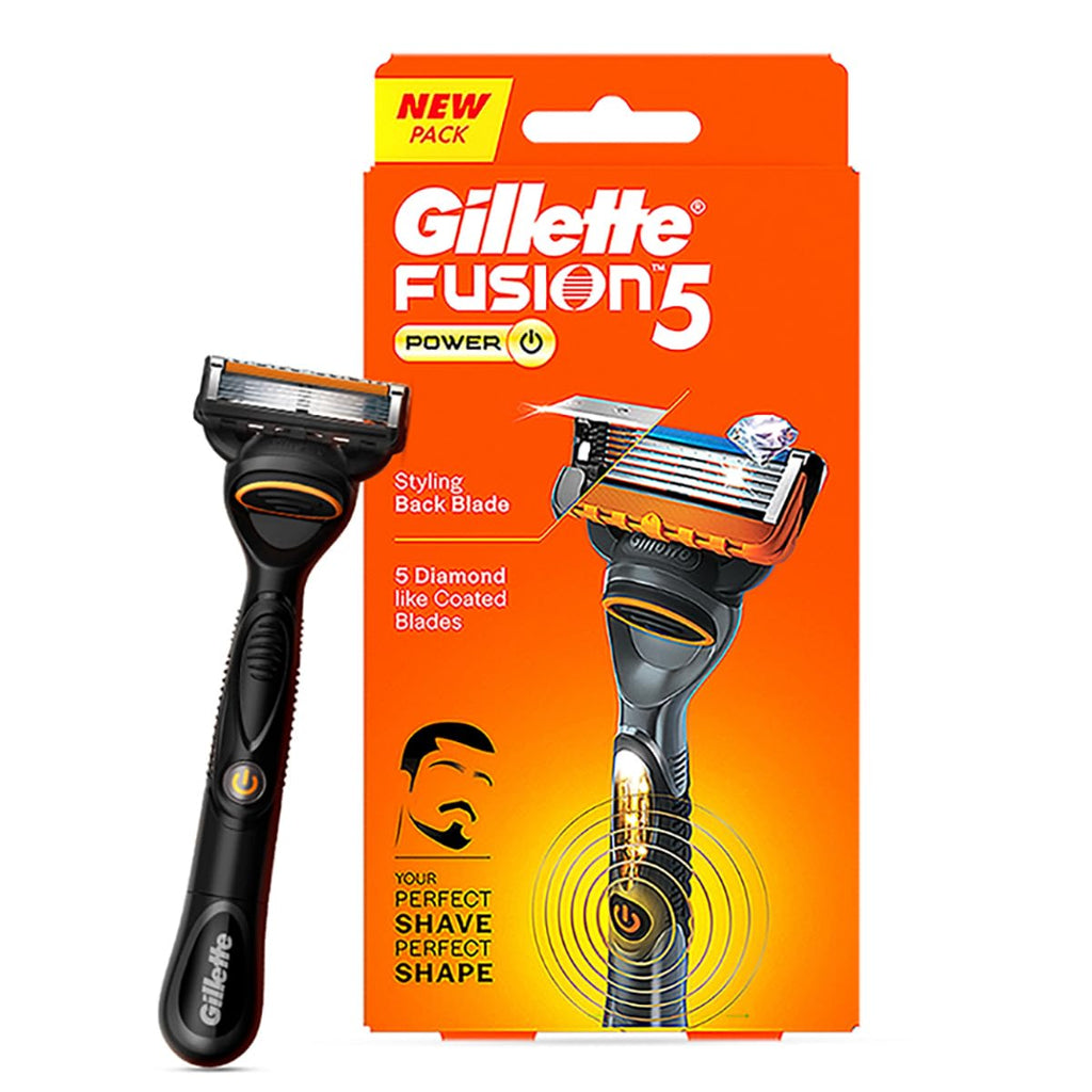 Gillette Fusion Power, Shaving Razor For Men | Micro-Pulse Technology For Reduced Friction | With Beard Shaping Back Blade | 5 Blades For Your Perfect Shave...