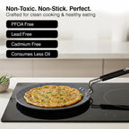 Prestige Durastone Hard Anodised Non-Stick Omni tawa(26.5 cm)|6 Layers Extra Durable Stone Coating|