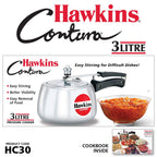 Hawkins Aluminium Pressure Cooker, 2L, 3L and 5L, Silver Combo