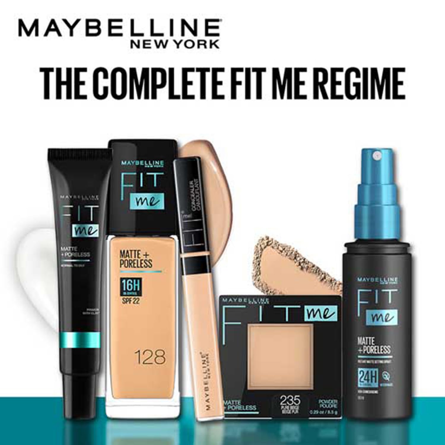 Maybelline New York Fit Me Matte + Poreless Powder, 310 Sun Beige,8.5g
