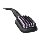 Philips Professional Hair Dryer BHD356/10 2100 Watts Thermoprotect, 6 Heat & Speed Settings, Black & Philips Heated Hair Straightening Brush BHH880/10, Black