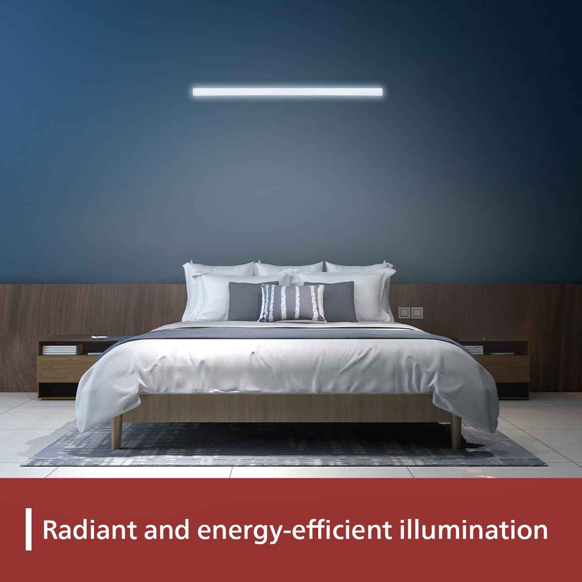 Philips Ujjwal 20-Watt LED Batten, Cool Day Light, 4 feet-Synthetic